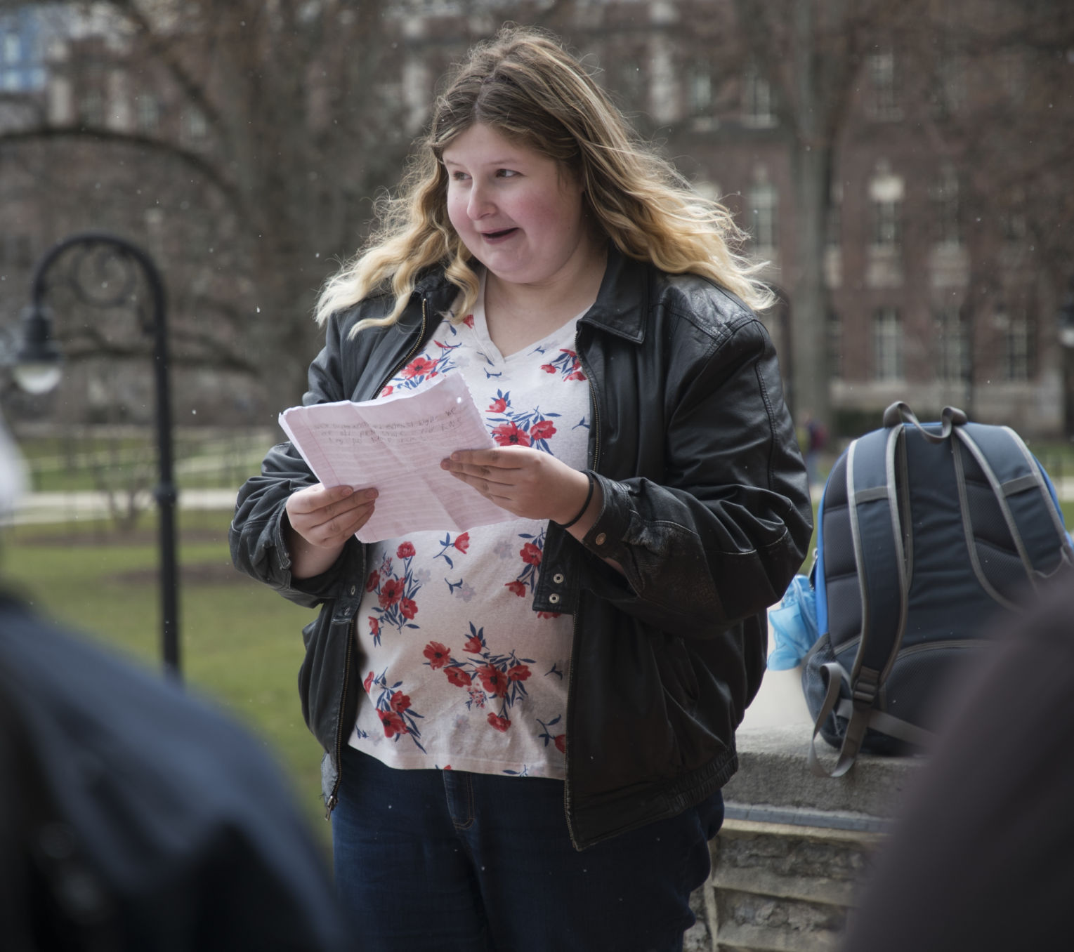 Leslie Johnson Speaks at March to #TurnDownCampusHate